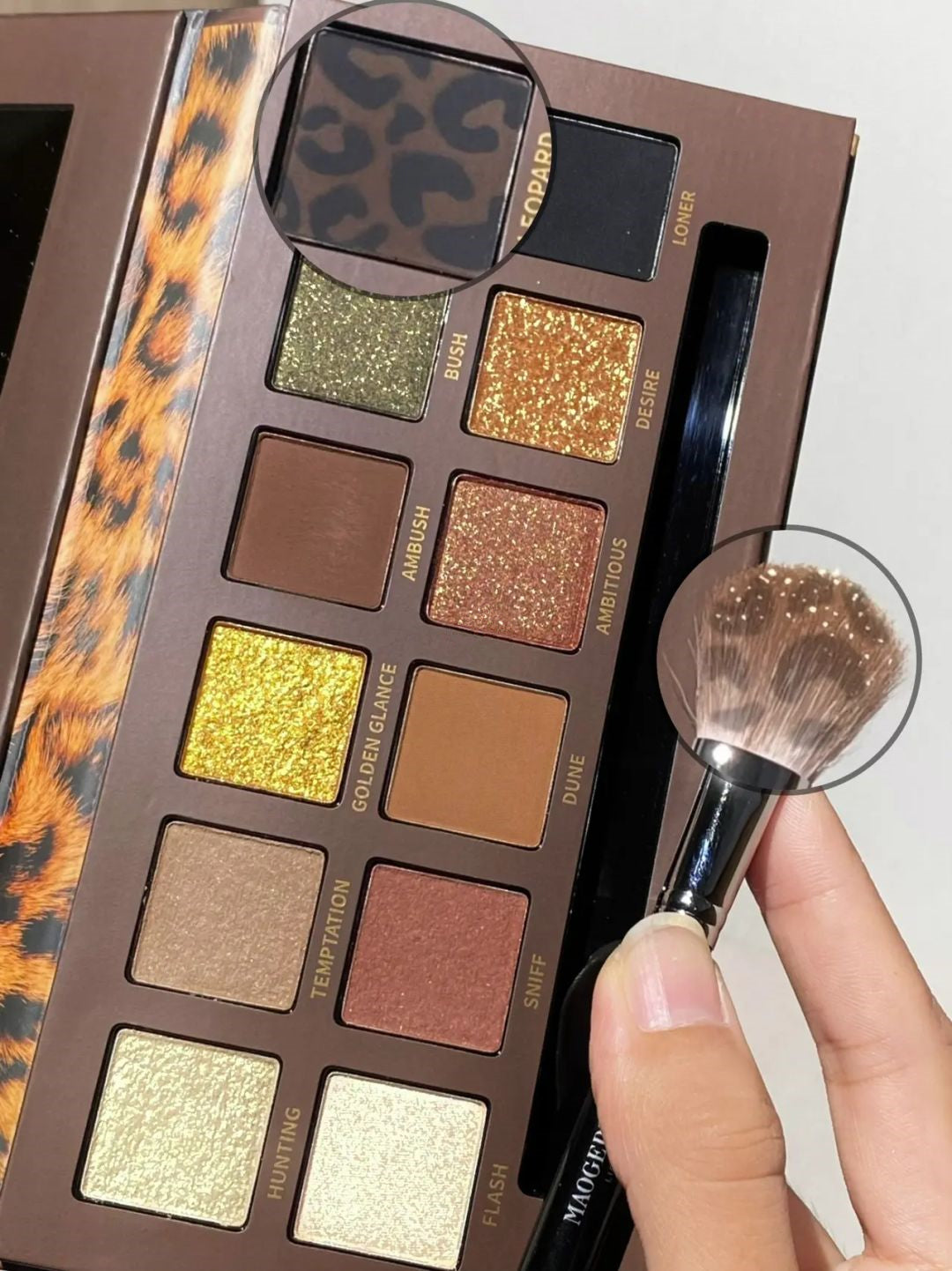 Perfect Diary X Discovery Leopard Awakening Eyeshadow Palette Cruelty-free T3022