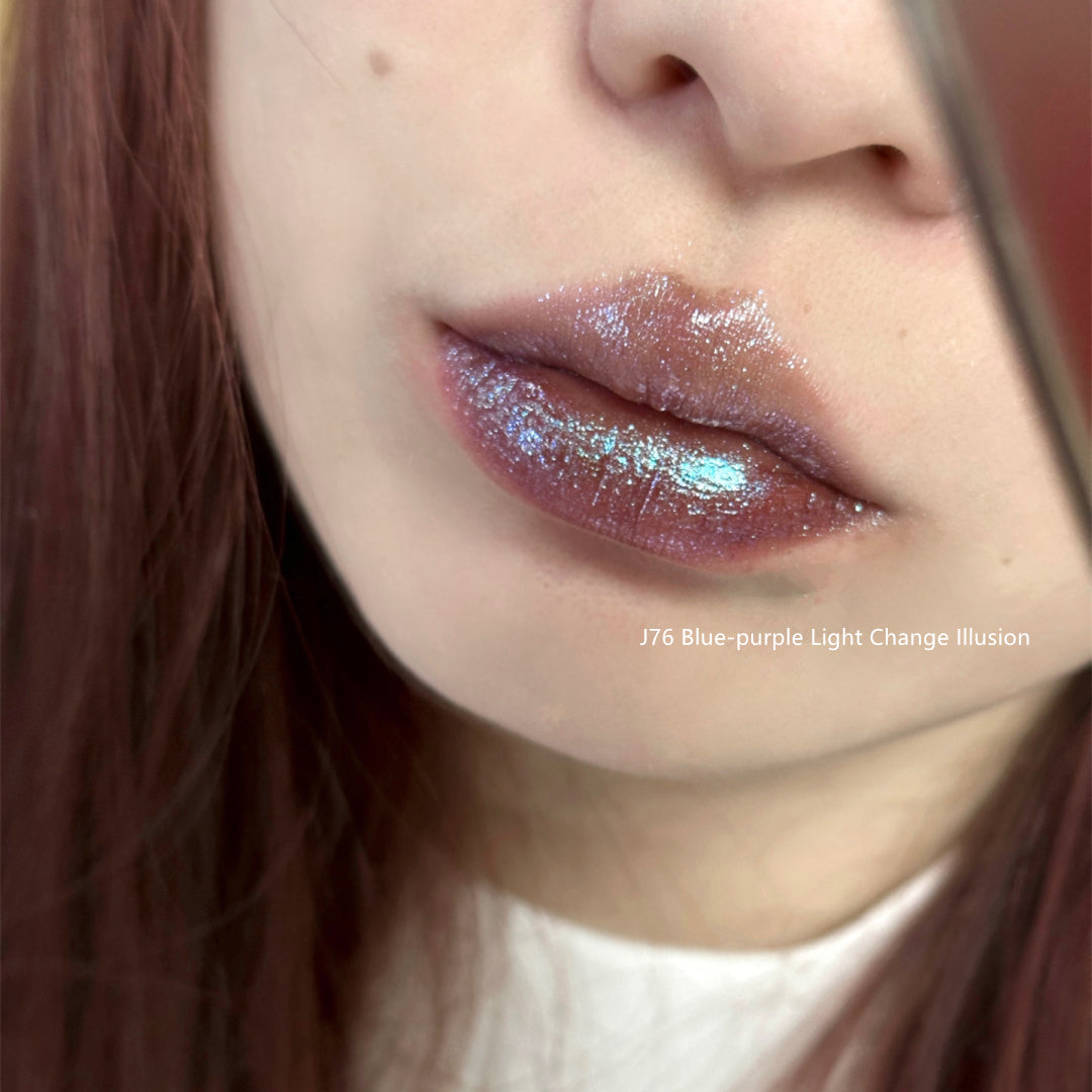 Girlcult Chameleon Mirror Lip Glaze J76 Blue-purple Light Change Illusion T4549